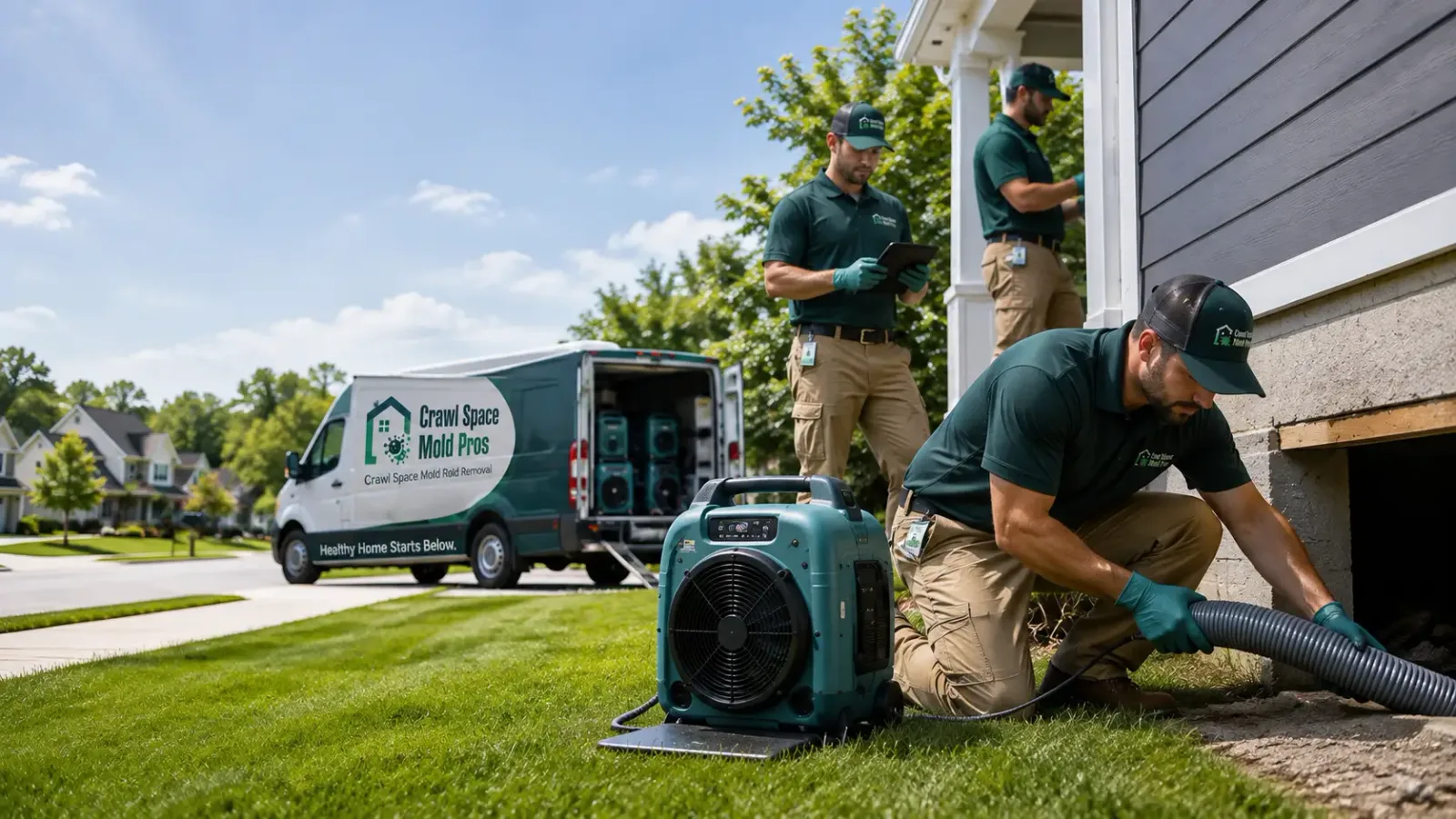 Crawl Space Mold Removal in Glencoe, MN